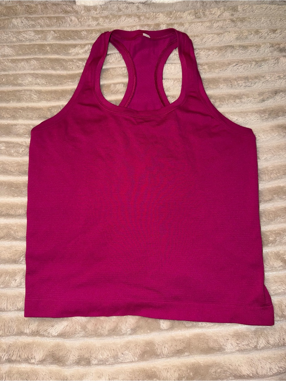 Lululemon Women’s Racerback Tank Top - Magenta size 12